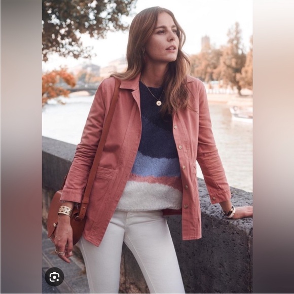 Sezane Will Jacket - Rosewood - Size S - Picture 1 of 5